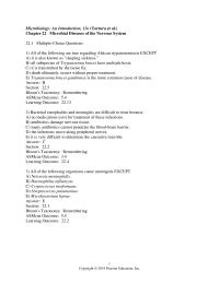 Biology & Life Sciences Chapter 22 Staphylococcus aureus was the test organism