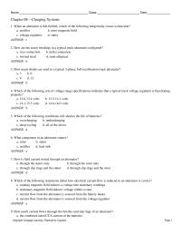 Chapter 8 How are the stator windings in a typical truck alternator&nbsp;