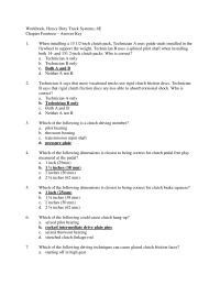 Chapter 14 Which The Following Could Cause Clutch Hangup