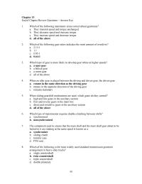 Chapter 15 End Review Questions Answer Key