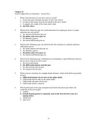 Chapter 23 Which of the following gear sets would determine the output