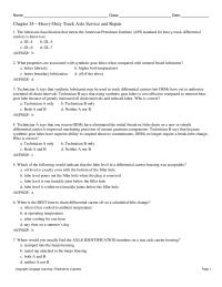 Chapter 24 What properties are associated with synthetic gear