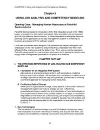 Human Resources Chapter 5 Homework Exhibit 59 Presents Example Customized Job Analysis