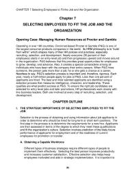 Human Resources Chapter 7 Homework Higher than necessary Scores Some Areas Cannot Used Offset