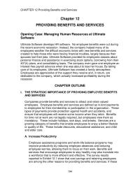Human Resources Chapter 12 Homework These Programs Are Discussed More Detail