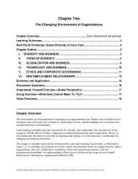Management Chapter 2 Describe emerging perspectives on ethics and corporate&nbsp;