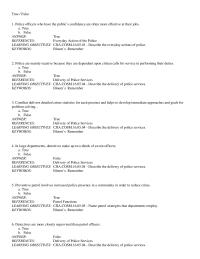 Chapter 5 Which The Following Models Allows Officers