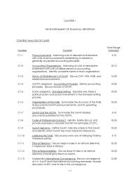 Chapter 1 Issues Exposure Draft The Proposed Statement