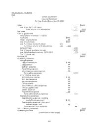 Chapter 5 Schedule Selling Expenses Sales Commissions And Salaries