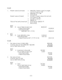 Chapter 14 Cash Credita Interest Expense Debit b Unamortized Premium