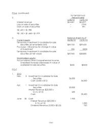 Chapter 15&nbsp;Bond Investment Interest Revenue&nbsp;and Discount Amortization