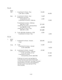 Chapter 15 Earnings Under The Equity Method Are Recognized