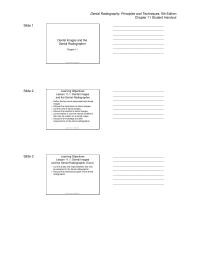 Dentistry Chapter 11 Follow up Images Can Compared With Initial Images
