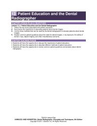 Dentistry Chapter 13 Howerton Dental Radiography Principles And Techniques 5th