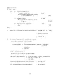 Chapter 21 Column Criteria Collectibility Assured Yes Uncertainties Yes