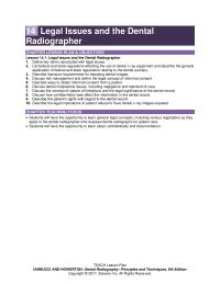 Dentistry Chapter 14 Bring Information Class For Activity Read