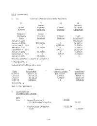 Chapter 21 Dec Initial Direct Sales type Lease Expense Cash