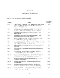 Chapter 22 Financing activities during an accounting period