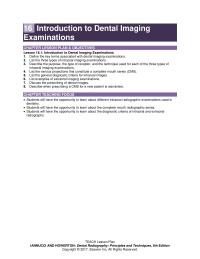 Dentistry Chapter 16 The CMS is defined as a series of intraoral dental&nbsp;