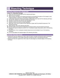 Dentistry Chapter 18 Discuss The Basic Principles The Bisecting Technique