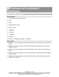 Dentistry Chapter 21 Buccal The Second Receptor The Pid Was