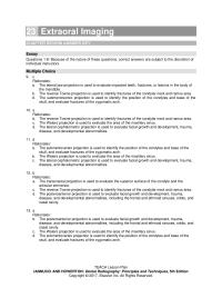 Dentistry Chapter 23 Rationales The Posteroanterior Projection Used Evaluate Facial