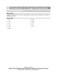 Dentistry Chapter 30 correct answers are subject to the discretion of