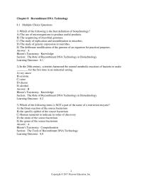 Biology & Life Sciences Chapter 8 Which of the following is the best definition of biotechnology
