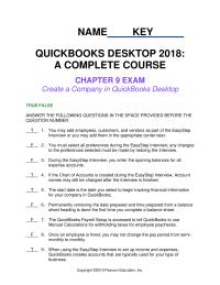 Accounting Chapter 9 Quick books Setup Click The Leave Button Detailed