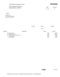 Accounting Ps1_exam 01 Rate Repair Service Household Chores Party Planning