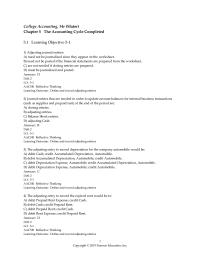 Accounting Chapter 5 When The Balance The Income Summary Account