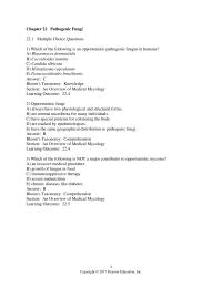 Biology & Life Sciences Chapter 22 Which of the following is an opportunistic&nbsp;