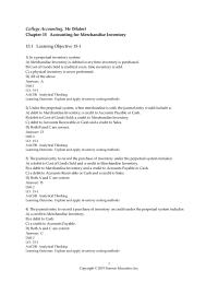 Accounting Chapter 15 What is the entry to record $250 of returned merchandise