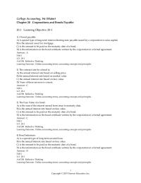 Accounting Chapter 20 When the maturities of a bond issue are spread over