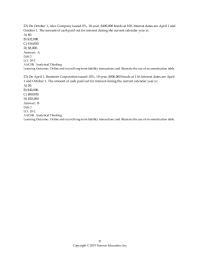 Accounting Chapter 20 When making the adjustment for accrued interest