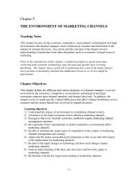 Marketing Chapter 3 The Environment Marketing Channels The Supreme Court