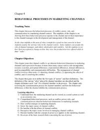 Marketing Chapter 4 When Competition Each Channel Member Works Towards