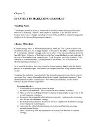 Marketing Chapter 5 The Six Basic Distribution Decisions Most Firms