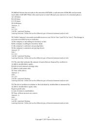 Accounting Chapter 22 Examination The Relationship Between Two Numbers Sets