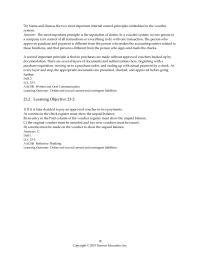 Accounting Chapter 23&nbsp;Name and discuss the two most important internal control