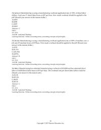 Accounting Chapter 25 Based This Report Cost Accountants Charge Labor