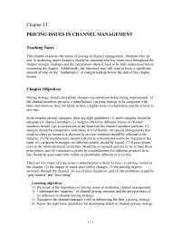 Marketing Chapter 11 The Rest The Product Held Inventory The