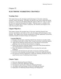 Marketing Chapter 15 Internet Channel Design Decisions Must Now Include
