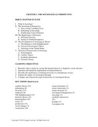 Sociology Chapter 1 Ask Them First Explain How They Are