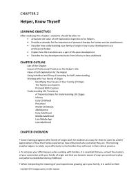 Counseling Chapter 2 Roleplaying Exercises Drawing From The Cases Presented