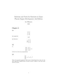 Graphics & Visualization Chapter 2 Homework This The Squared Magnitude Both Ways Calculating