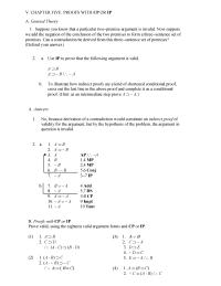 Chapter 5 Homework To illustrate how indirect proofs are a kind of