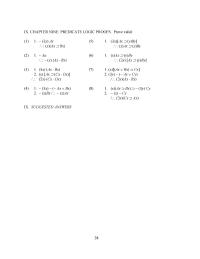 Chapter 9 Homework The main problem stems from the fact that