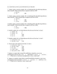 Chapter 11 Homework Carefully explain why we forbid inferences like