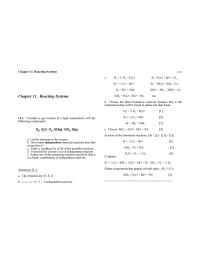 Nursing Chapter 11 Homework Consider a gas mixture at a high temperature with the